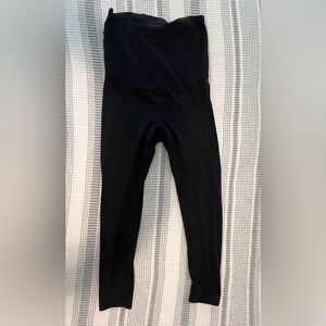 CRZ YOGA Maternity Black High-Waist Performance Leggings